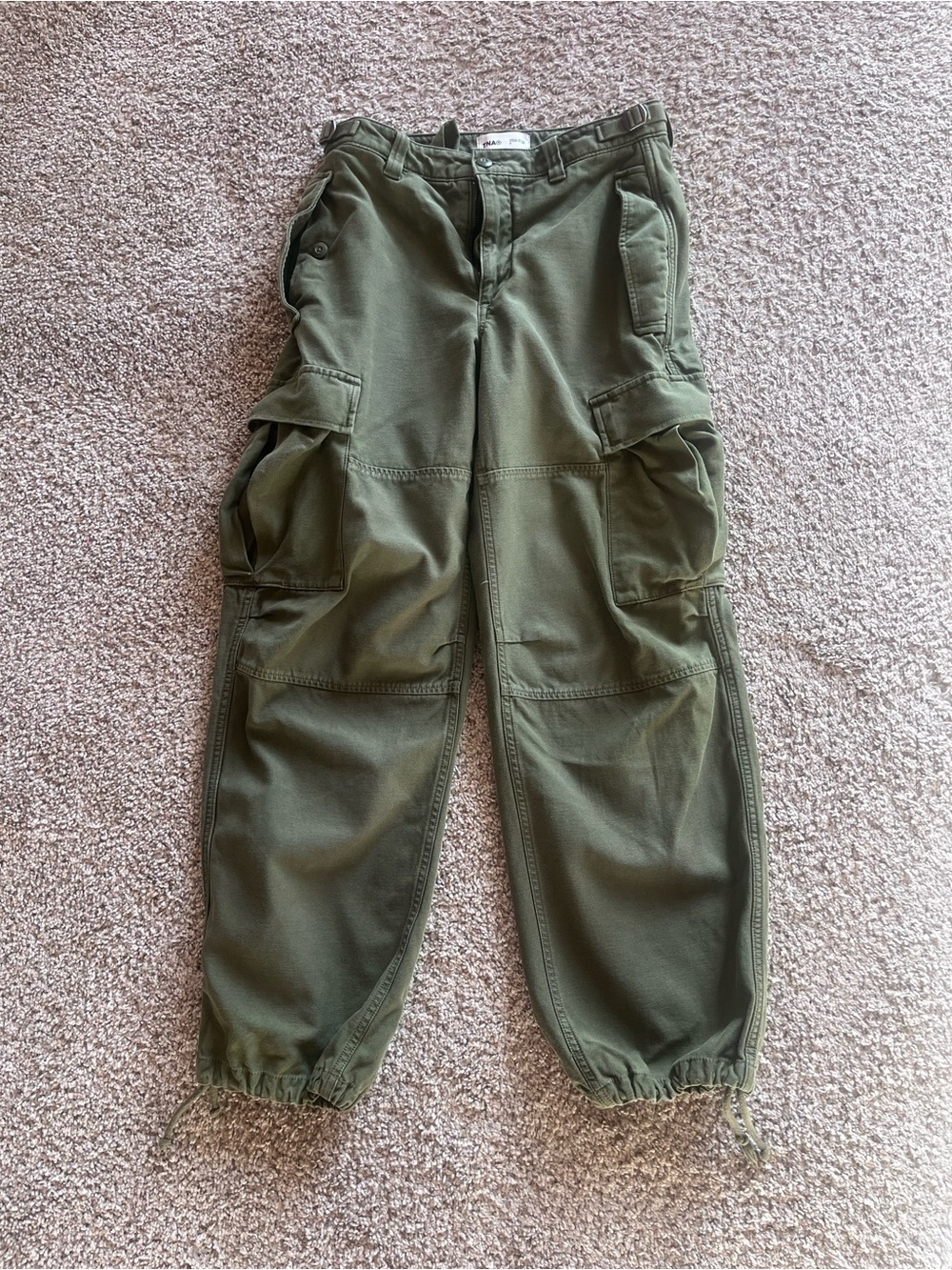 TNA Olive Green Cargo Pants